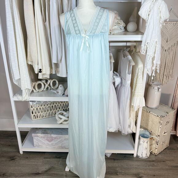 Katz Other - Katz sz. Small vintage blue night gown, Wendy, classic, summer, feminine #4148